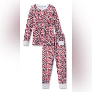 Petite Plume - Children’s snug fit pajama set in Fleurs des Bois